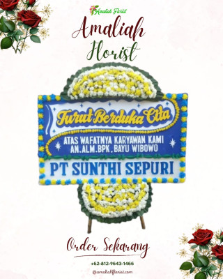 Papan Bunga Duka di Mangkubumi