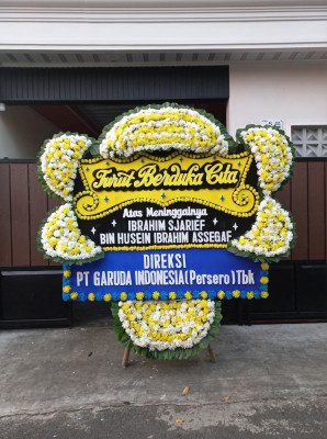 Papan Bunga Duka di Mangkubumi